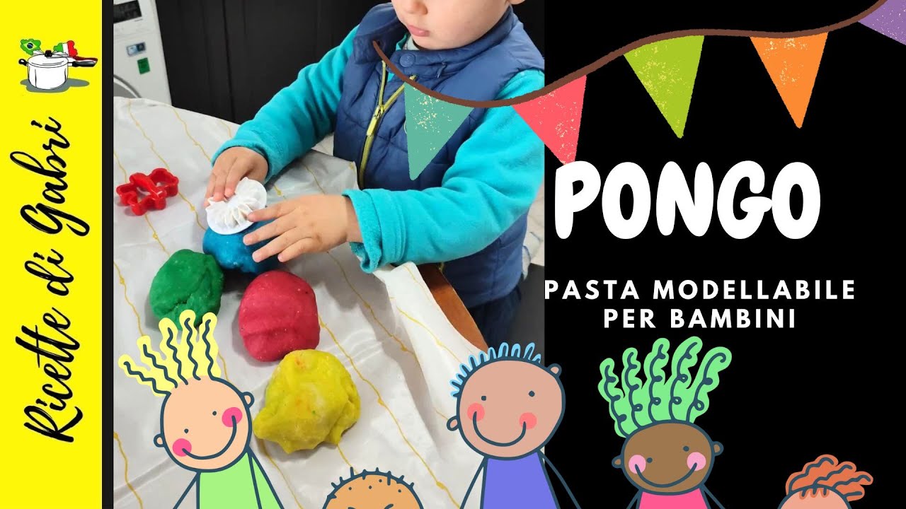 Ricetta pongo fatto in casa- Pasta modellabile per bambini -RICETTE DI  GABRI 