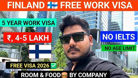 Finland 🇫🇮 5 Year Work Visa 2026 | No IELTS | High Salary & Easy Process