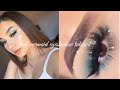 teal eyeshadow tutorial / GRWM