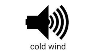 cold wind sound effect. ( relaxation, sleep, medication) (royalty free)