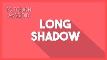 Long shadow effect in android / long shadow effect in PS touch (android tutorial)