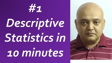 01 - Mean , Median , Mode , Variance , Standard Deviation, Covariance and Correlation  in 10 minutes