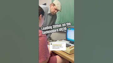 Gen Alpha loading a game from tape on a Commodore VIC20 computer from 1981 #retrogaming #80s