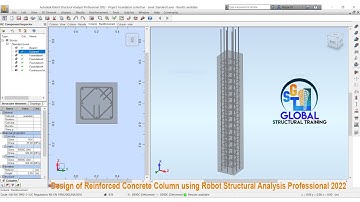 Design of Reinforced Concrete Column using Robot Structural Analysis Professional 2022