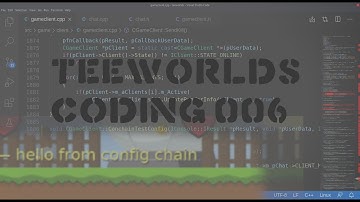 Teeworlds programming #006 - chaining config variables