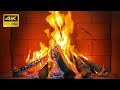 🔥 Fireplace 4K 10 HOURS with Crackling Fire Sounds 🔥 The Best Cozy Fireplace for Sleeping (NO MUSIC)