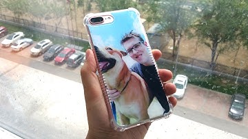 iPhone 7 Plus customized mobile phone case made by DAQIN mobile case machine