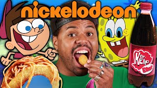 Guess The Nickelodeon Show From The Food! | People Vs. Food