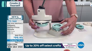 We Are Memory Keepers Button Press Bundle