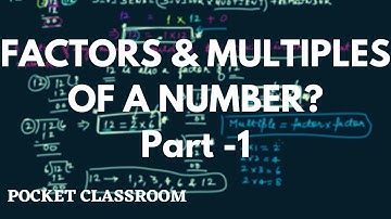 Factors & Multiples of a Number - Part 1 || Grade 6