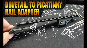 ohhunt Dovetail to Picatinny Rail Adapter Mount