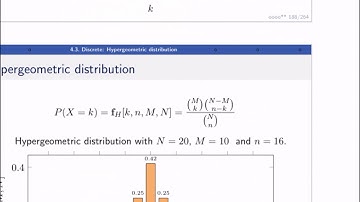 Applied statistics (lecture 4A) - Hypergeometric distribution