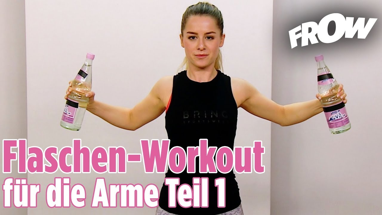 Flaschen-Workout | Mach deine Arme fit mit zwei Liter Wasser Teil 2
