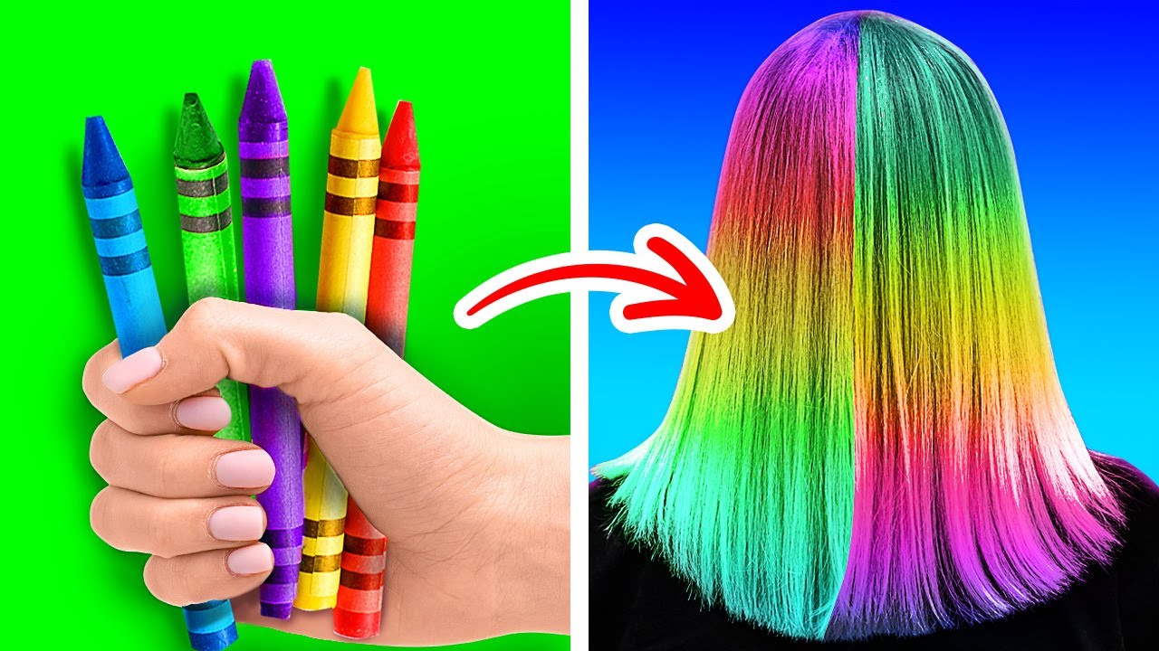 RAINBOW BEAUTY TRICKS COMPILATION || Trendy Makeup Hacks, Hair Styling And Nail Art Ideas