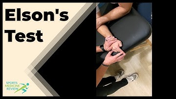 Elson’s Test (for Extensor Tendon Injury)