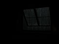 Black window  rain sound on window with thunder soundshelp sleep study and relaxation meditation