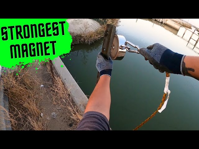 Testing The New Brute Boss 360 Degree Magnet  Magnet fishing with Brute  Magnetics 