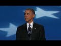 President Barack Obama's Remarks at the 2012 Democratic National Convention - Full Speech