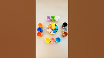 Color Sorting in Reverse! 🌈✨ Super Satisfying ASMR Video #ASMR #ColorSorting #Relaxing