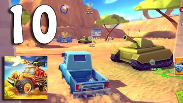Zombie Safari - Gameplay Walkthrough Part 10 - Near A Tank (Android, iOS)