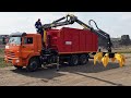 Ломовоз самосвал 65115 с КМУ Palfinger Велмаш VM10L74M.