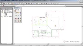 DDS CAD Automatically recognize rooms from DWG