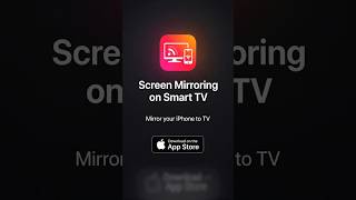 FREE Screen Mirroring App for iPhone #screenmirroring #tv #casting #iphone #ios #app #appstore