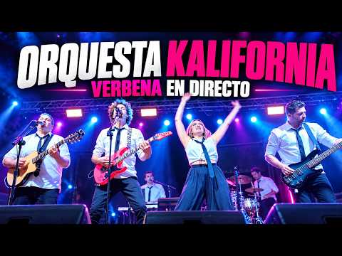 Orquesta Kalifornia en fiestas patronales · sexteto