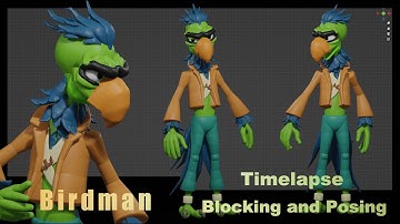 The FASTEST Way to Create a Humanbird in Blender with Blocksurfaces!