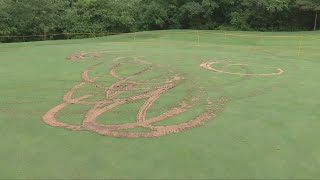 Vandals damage 6th-hole green at Mud Run Golf Course in Akron