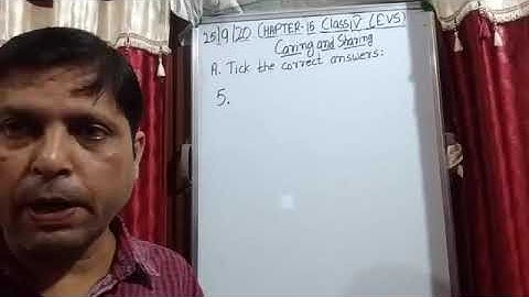 Class IV EVS 25- 09- 2020 by Mr Rupesh