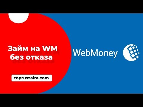 Займ на Вебмани с формальным аттестатом - без отказа онлайн