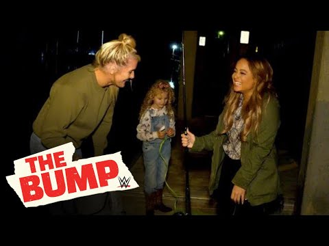 Kayla Braxton goes crabbing with Lacey Evans: WWE’s The Bump