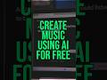 Create Ai Music for Free Using This Tool 🔥