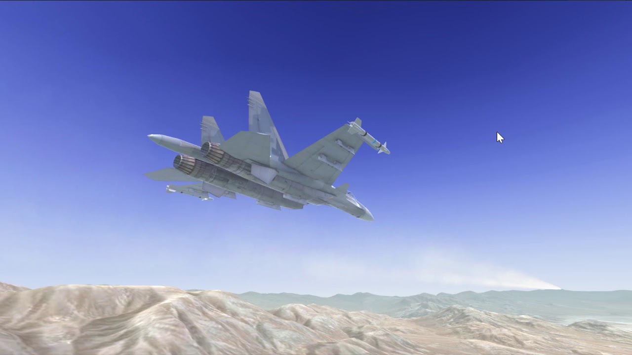Unity3D Fighter Weapon System Template: Observing su35 fighter from ...