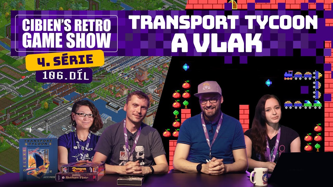 CIBIENS CORNER // 4. série 106 TRANSPORT TYCOON A VLAK Muzeum Her