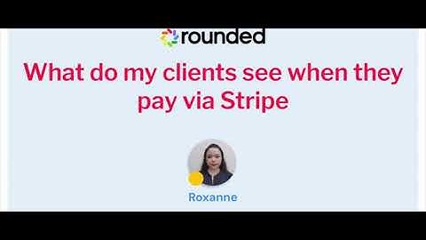 What do my clients see when they pay an invoice via Stripe?