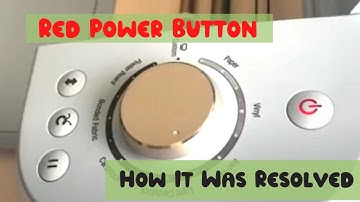 Red Power Button| Cricut Explore Air 2| How It Was Resolved