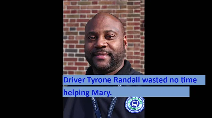 I didn't have a bus driver that day, I had an angel!