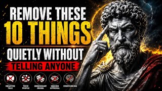 10 Things You Must QUIETLY Eliminate From Your Life — Don’t Tell ANYONE | Stoicism