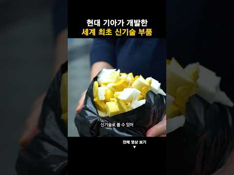 현대 기아가 몰래 숨겨둔 세계 최초 신기술 부품. 내 차에도 장착해보세요.