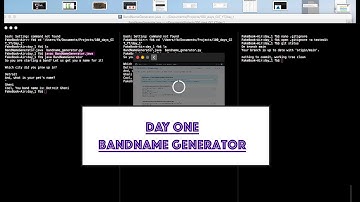 100 Days of Code: Day 1 - BandNameGenerator And GIT Version Control
