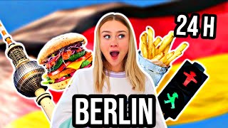 24 Stunden in BERLIN ESSEN - die besten Restaurants ever! Food Diary meine Ernährung *Challenge* PIA