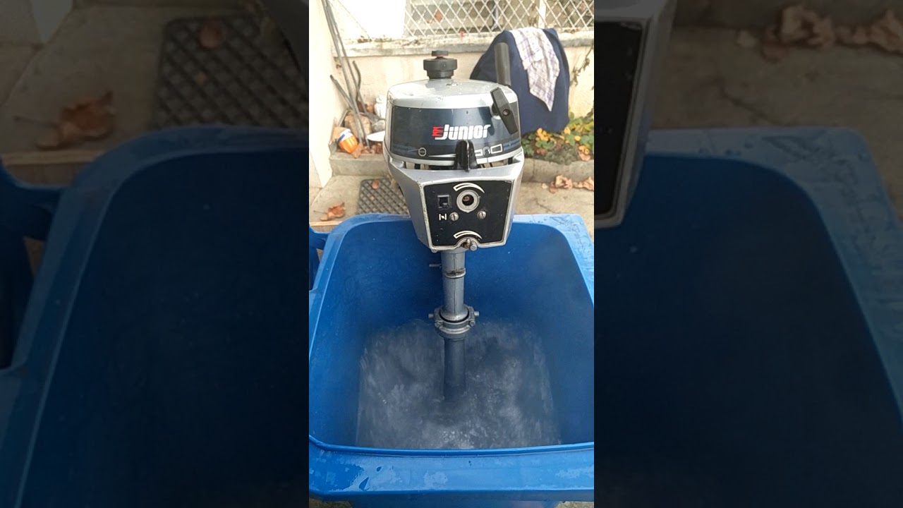 Evinrude Junior 2T 1987 1.3hp YouTube