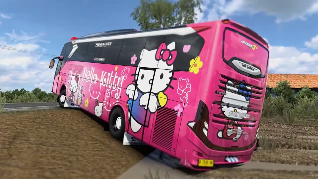 Apakah bis-bis bisa melewati rintanganini?! Disini skill para driver diuji |ETS-2 INDONESIA 