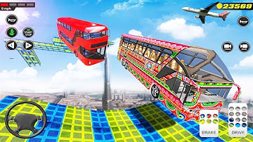 Bus Impossible Tracks 2019 | Impossible Bus Driving Stunts Simulator - Android GamePlay HD