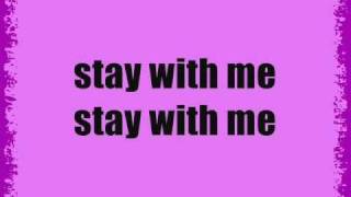 You Me At Six - Stay with me (acoustic) lyrics