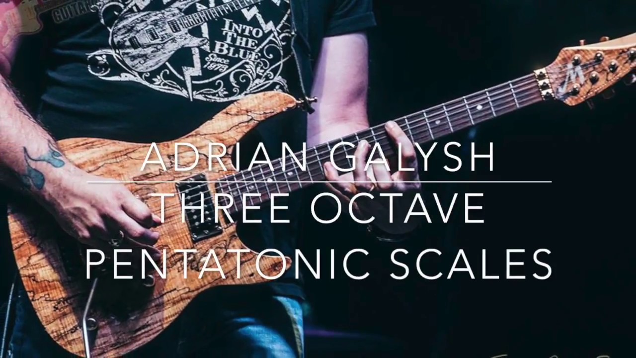 Three Octave Pentatonic Scales
