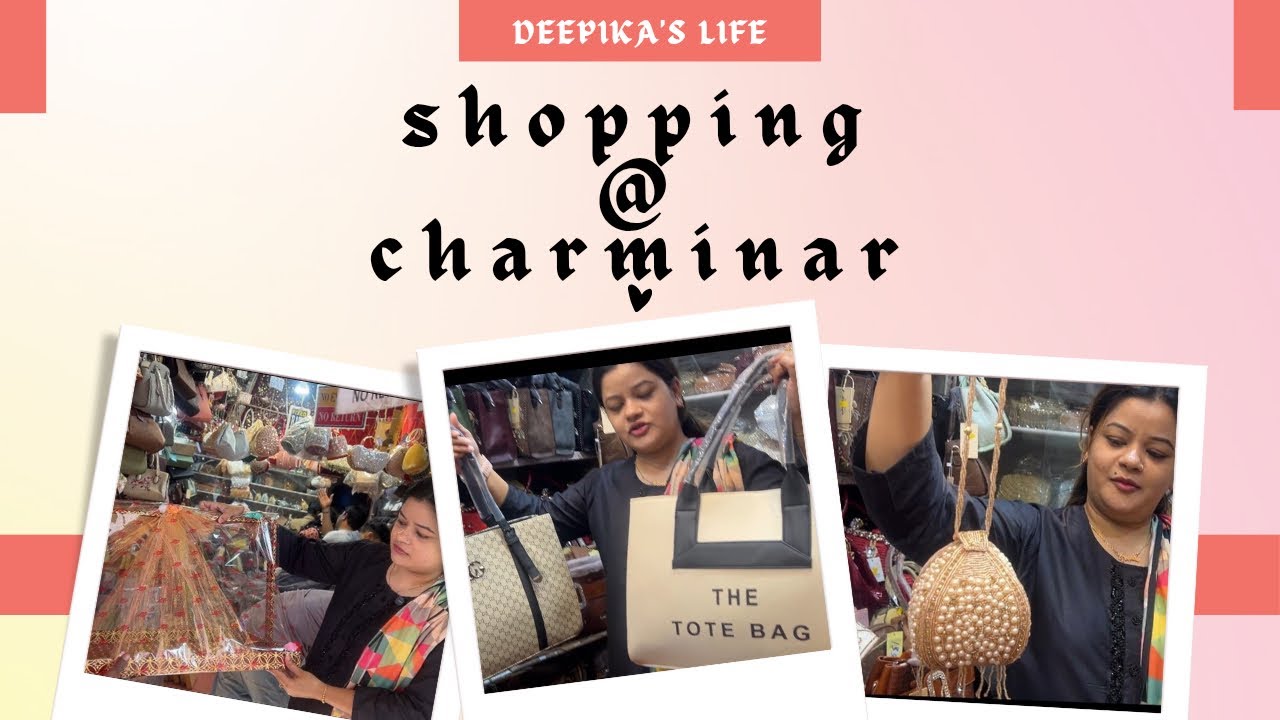 Shopping @ Charminar || Lad Bazaar || Hyderabad 