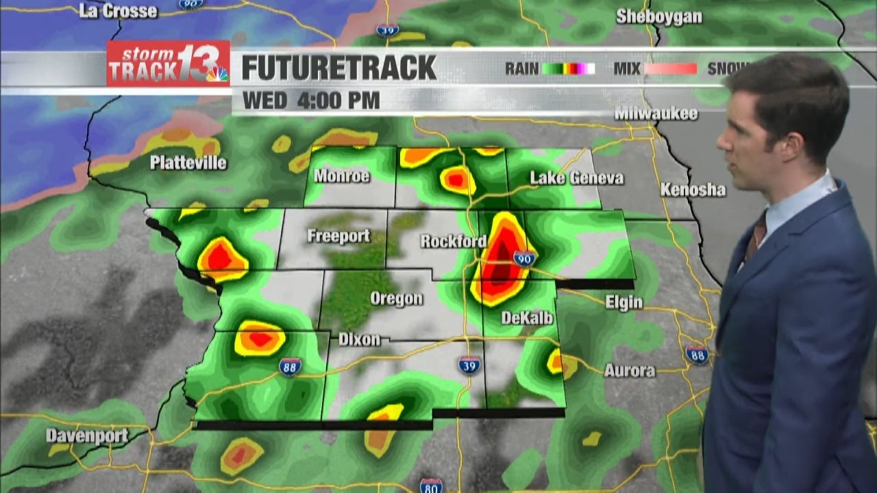 Scattered storms may bring severe weather Wednesday afternoon - YouTube